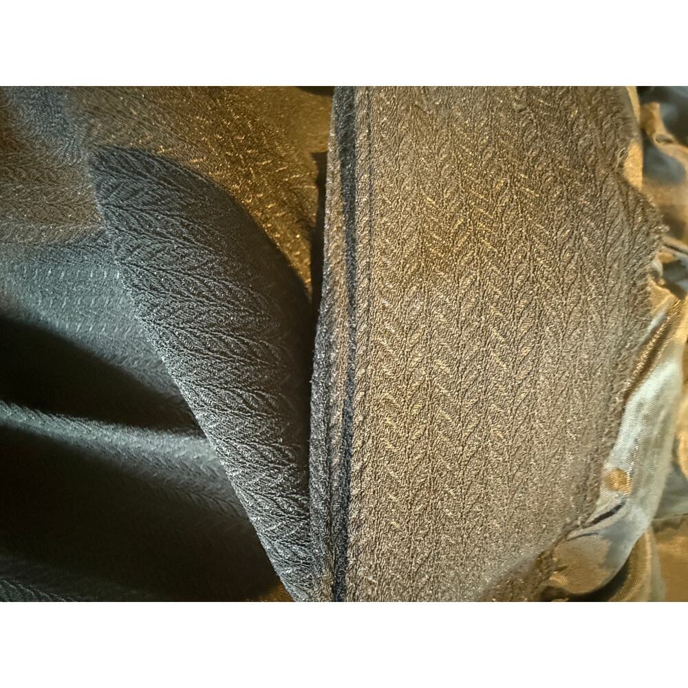 Nordstrom Black Slacks Fully Lined Flair Leg Textured Sz 8P - Picture 6 of 6